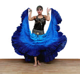 Lurex 3 tone skirt shades of Blue 100% Viscose