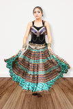 Digital print Skirt turqouise