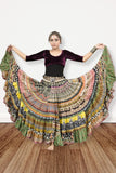 Digital print patchwork Skirt