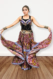 Digital print Skirt paisley art