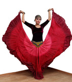 Lurex 3 tone skirt shades of Red 100% Viscose