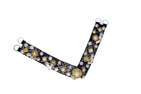 Tribal Kuchi Metal Medallion Belt