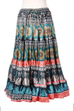 Digital print Skirt Black/Green