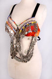Double Drape Bra Belt Orange