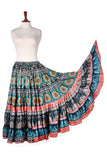 Digital print Skirt Black/Green