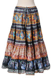 Digital print Skirt Peacock Design