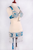 Belly Dance Bra Belt Turqouise