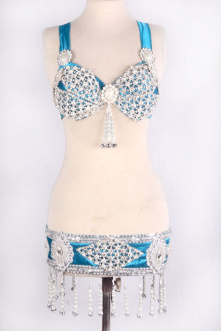 Belly Dance Bra Belt Turqouise