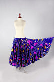 Jaipur multi dot skirt blue