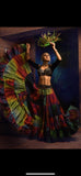 Digital print Skirt Rainbow Design