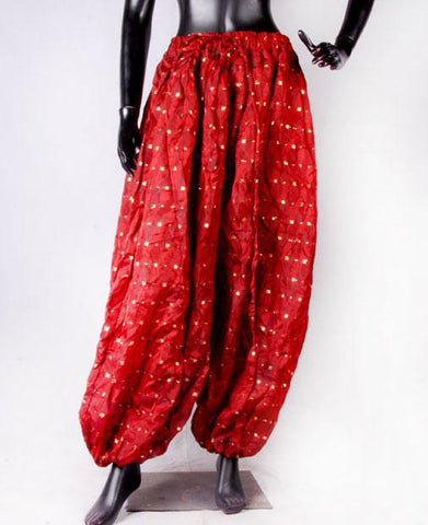 Bloomer Banarsi Fabric Burgundy