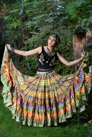 Digital print Skirt PISTACHIO