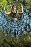 Digital print Skirt seagreen