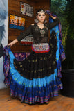 Wow Sari Bindi border Skirt with padma border