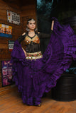 tiger stripe skirt purple/black 2020