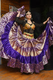 Purple banarsi skirt