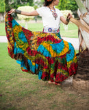 Multi Block print skirt New Collection