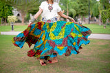 Multi Block print skirt New Collection