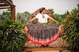 Blockprint Skirt Tulip
