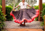 Blockprint Skirt Tulip