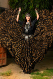 Block print skirt Cotton Jaquard Assuit Zig Zag Design Skirt