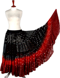 Senoritas skirt Wow Black Red Burgundy