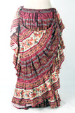 Digital Printed Skirt Floral Moon