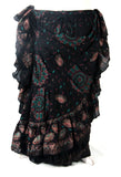 Block Print Skirt Bamboo