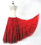Senoritas Skirt Burgundy