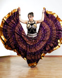 Jaipur beauty skirt purple with gold border