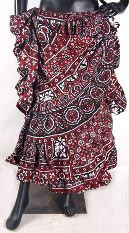 Block print Skirt AJRAK