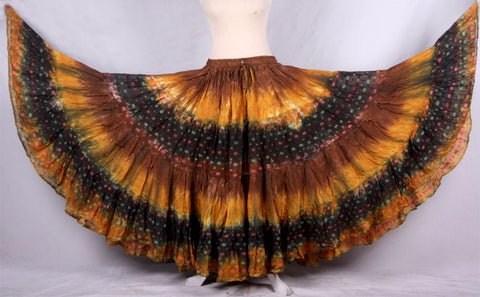 Batik Bindi skirt mustard