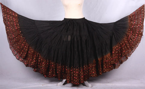 Multi Bindi Border Skirt