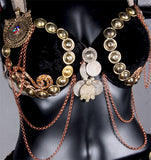 Black Beauty Double Drape Bra Belt