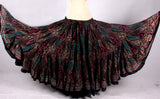 Block print Skirt black/multi