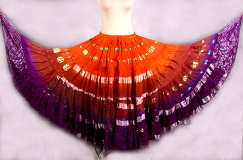 Sneoritas skirt orange/purple
