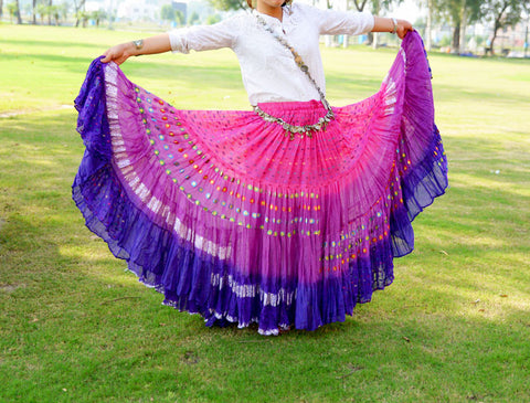 Senoritas skirt purple pink