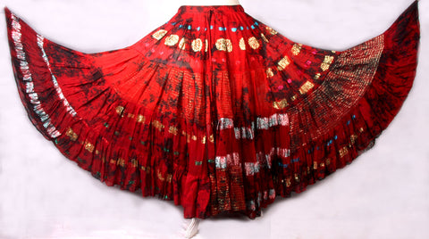 Senoritas skirt caradon red/burgundy