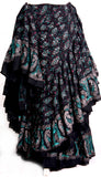 Block print skirt Galaxy