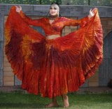 Lurex Marble Tie Dye Batik skirt #2
