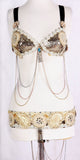 Cleopatra Bra Belt Set Gold