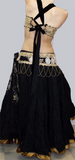 Cleopatra Black Bra belt set