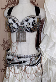 Senorita bra belt set black/white
