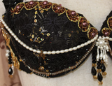 Medusa bra belt set black