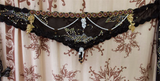 Medusa bra belt set black