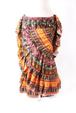 Digital Printed Skirt Mustard Flower