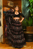 Block print skirt Medusa