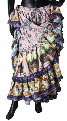 Digital Printed Skirt baby rose