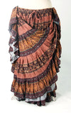 Digital Printed Skirt Rose Earth