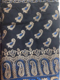 Block print Skirt gold/blue
